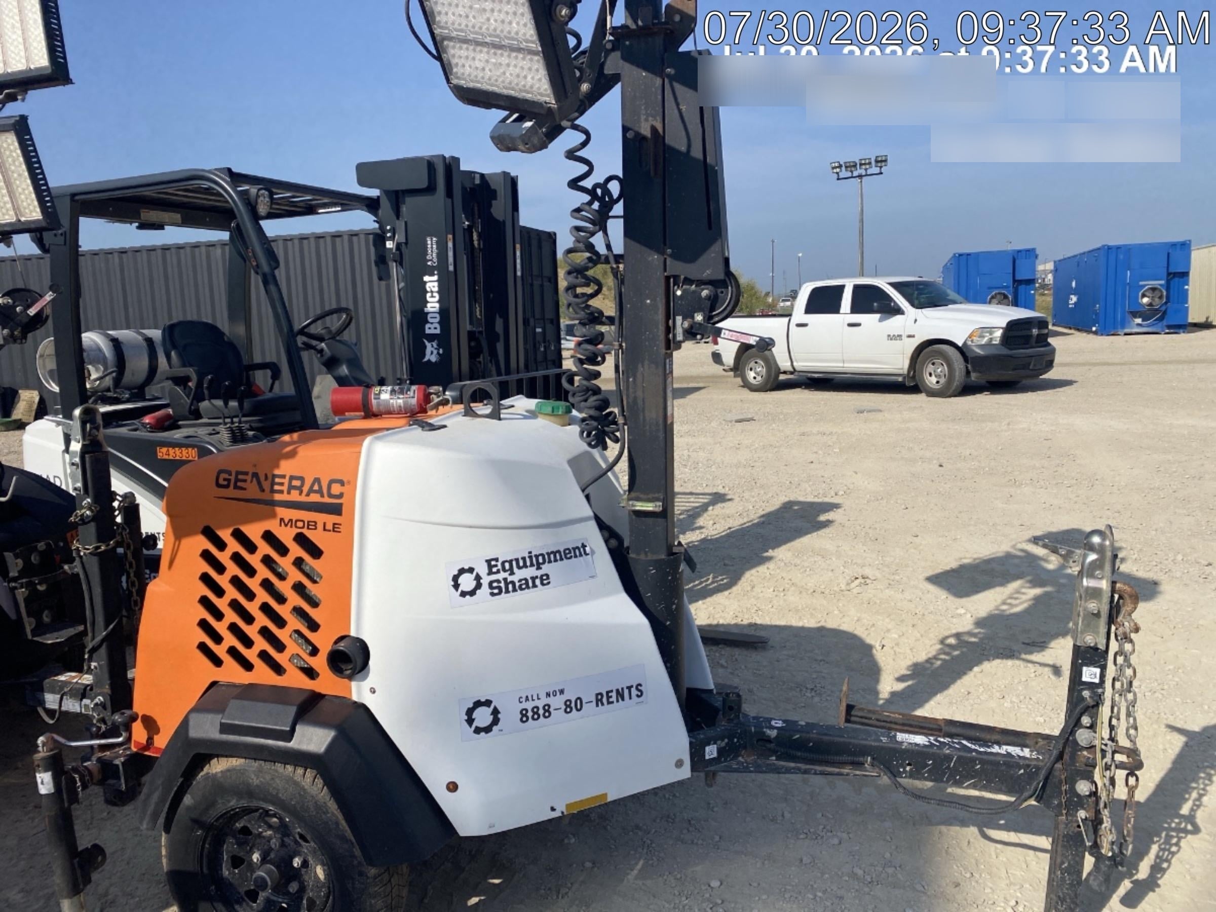 2024 Generac MLT2 Diesel, Flex Switch 120V Input, Powerzone Controller, 
(4) 320W LED Lights, 4kW Generator, 39.9 Gal Fuel Tank, 2" Ball, T3