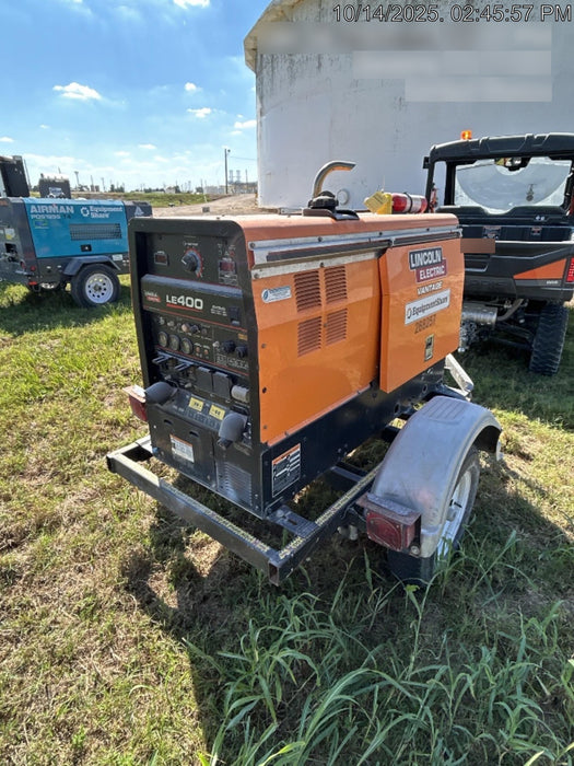 2022 Lincoln Electric LE400 Kubota V1505, Trlr, Cable Rack, Light Kit, ES Decals, T3