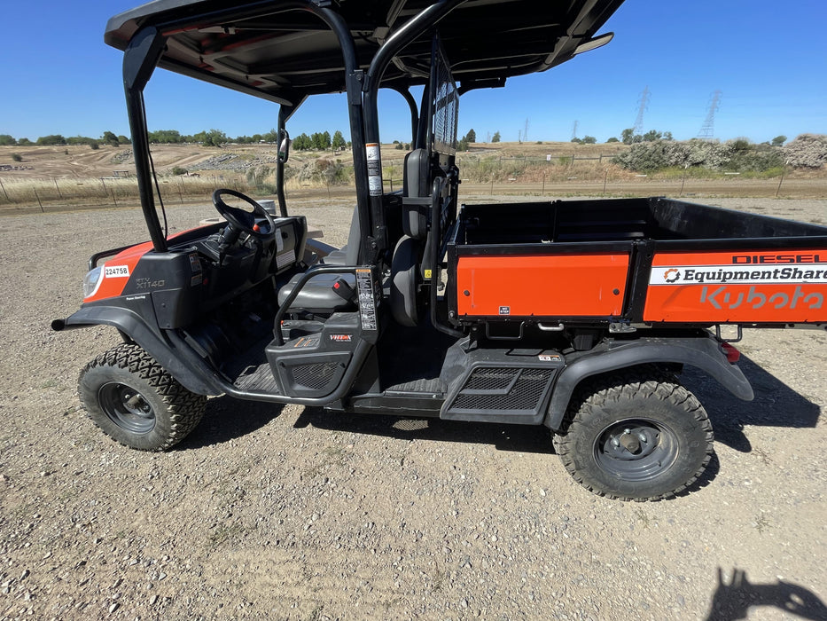 2022 Kubota RTV-X1140W-H Plastic Canopy, Windshield Acrylic Clear, LED Strobe Light, Wire Harness Kit, Back up Alarm