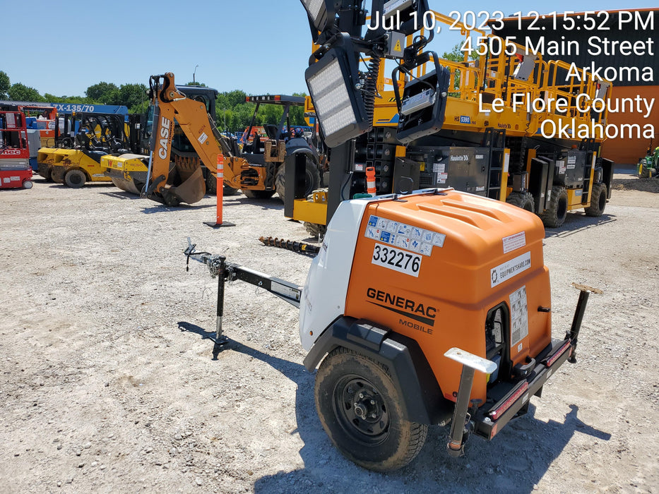 2023 Generac MLT2 Diesel, Flex Switch 120V Input, Powerzone Controller, (4) 320W LED Lights, 4kW Generator, 39.9 Gal Fuel Tank, 2" Ball, T3