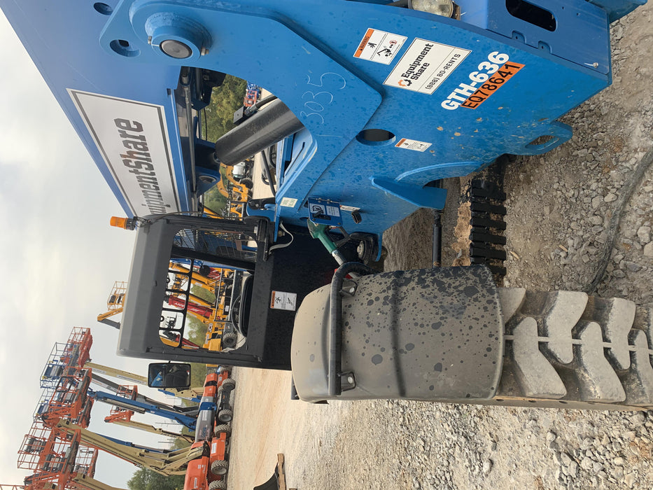 2020 Genie GTH-636 Canopy, Solid Tires, Work Lights, Beacon, Aux Hydraulics, Back up Alarm