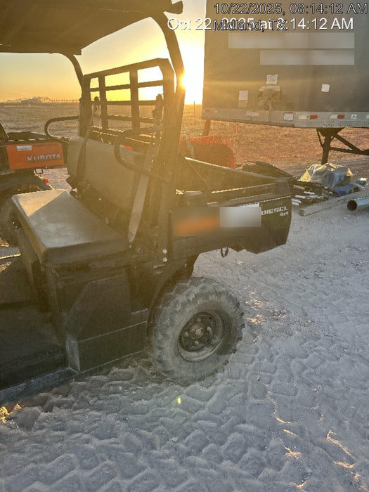 2019 Kawasaki Mule PRO-DXT Standard Options, Backup Alarm, Beacon, Plastic Hard Top, Poly Windshield, Horn Kit