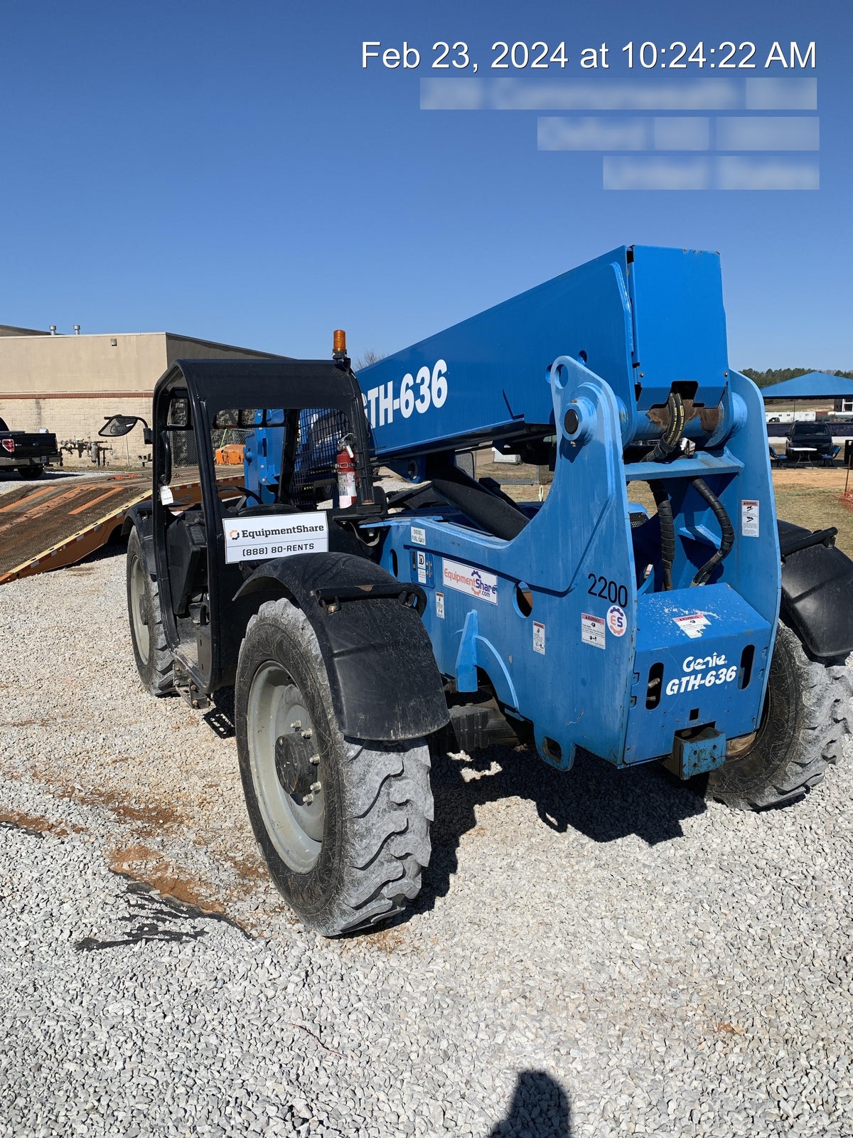 2016 GENIE GTH-636