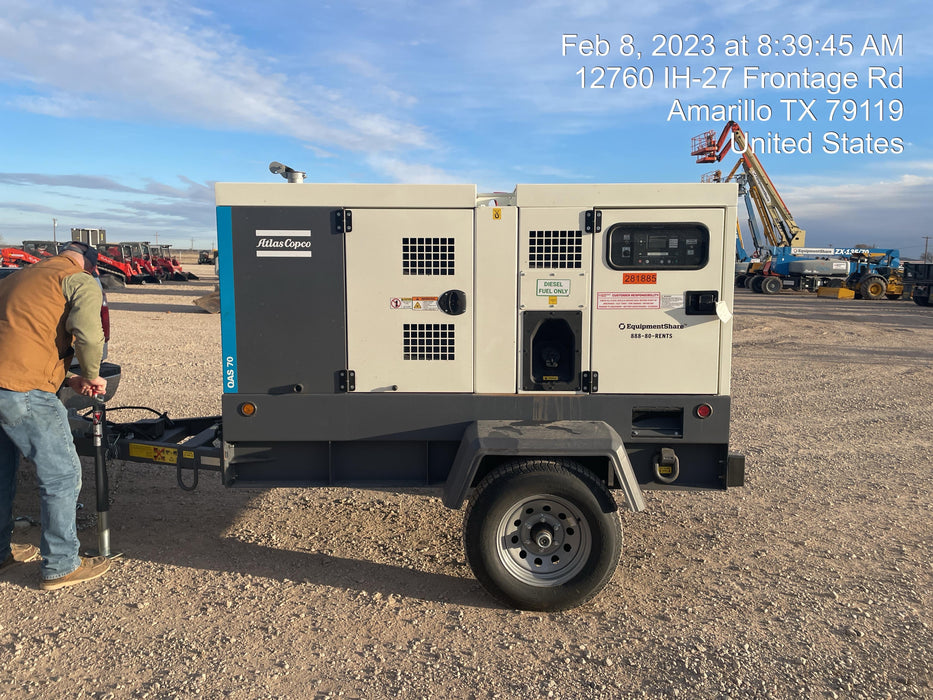 2022 ATLAS COPCO QAS 70