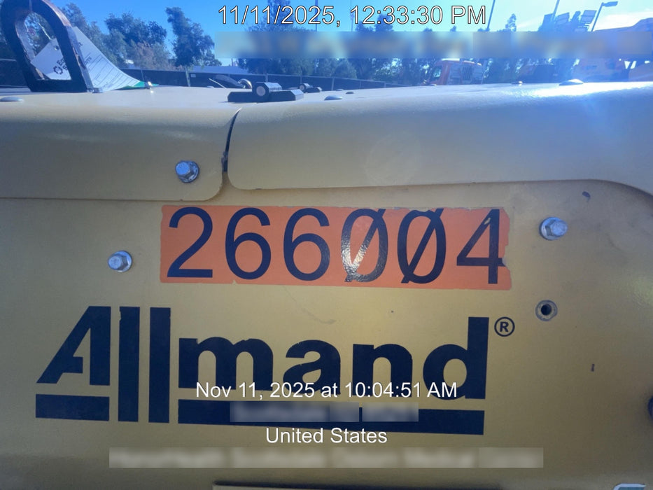 2022 Allmand NLV3GR (4) LED Light Fixture 350W, 23' Vertical Mast, 3kW Prime, Towable, ES Decals, T3