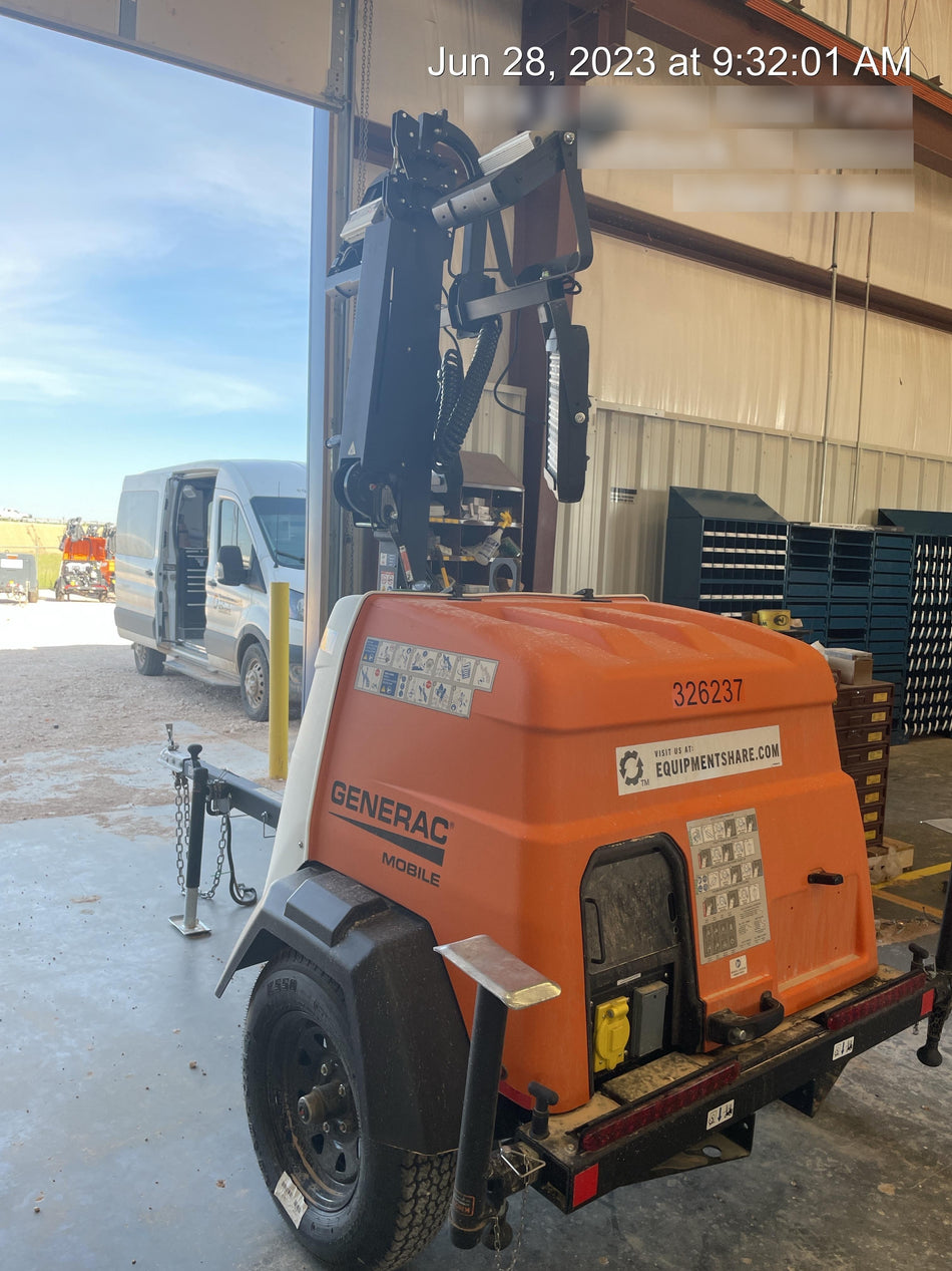 2023 Generac MLT2 Diesel, Flex Switch 120V Input, Powerzone Controller, (4) 320W LED Lights, 4kW Generator, 39.9 Gal Fuel Tank, 2" Ball, T3