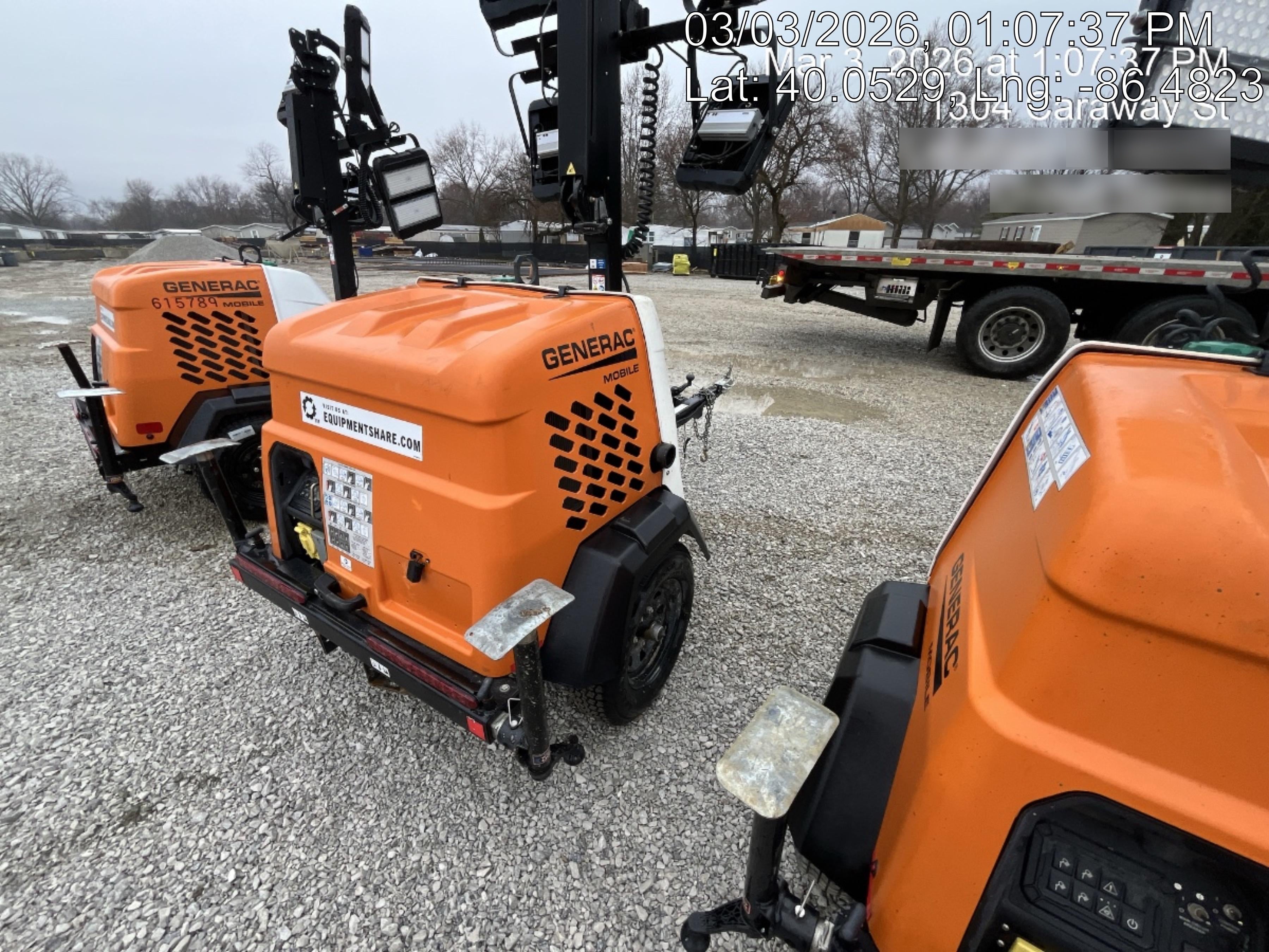 2023 Generac MLT2 Diesel, Flex Switch 120V Input, Powerzone Controller, (4) 320W LED Lights, 4kW Generator, 39.9 Gal Fuel Tank, 2" Ball, T3