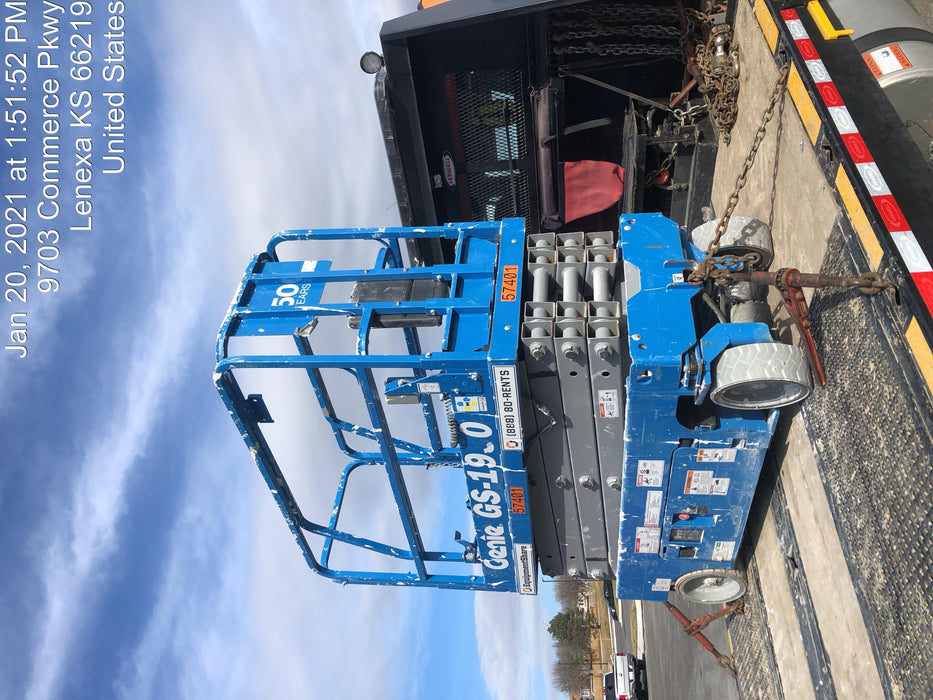 2016 Genie GS-1930 Standard Rental Specs