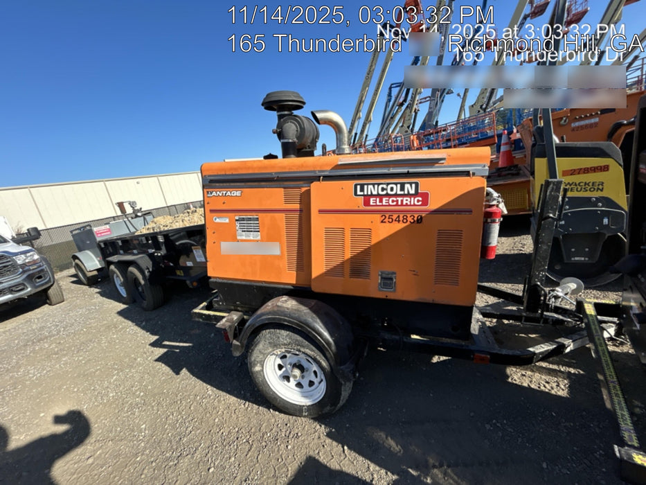2022 Lincoln Electric Vantage 549X Crosslink Technology, Trailer Mounted, ES Decals, T3