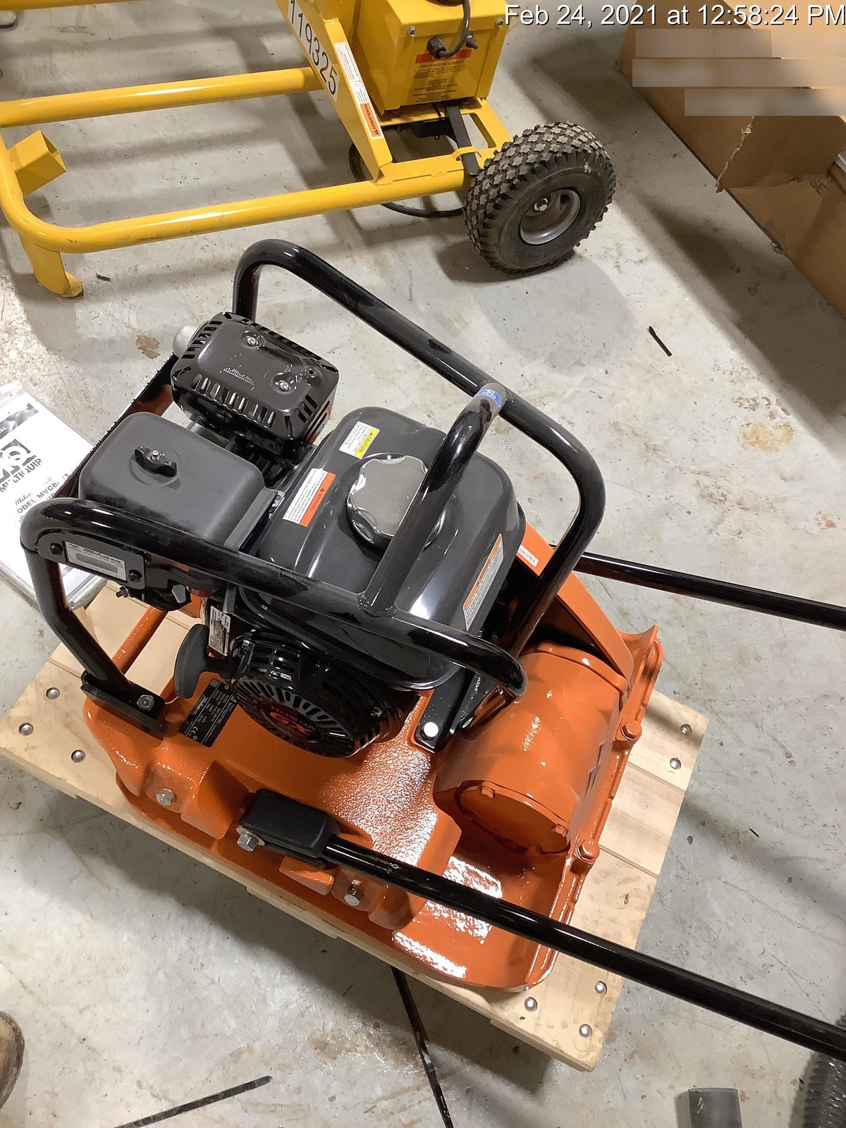 2020 Multiquip MVC88VTH Plate Honda GX160 no water tank 20 wide