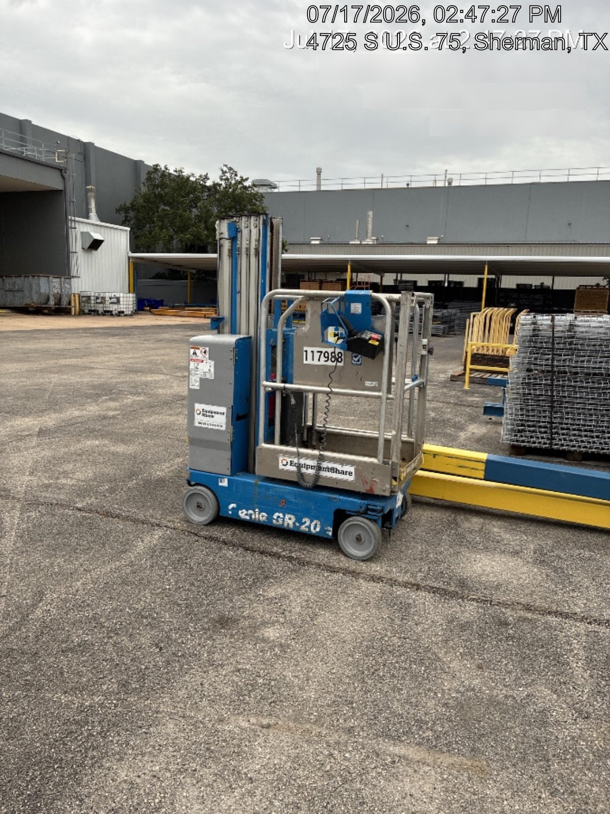 2020 GENIE GR-20