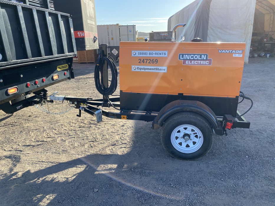 2022 Lincoln Electric LE400 Kubota V1505, Trlr, Cable Rack, Light Kit, ES Decals, T3