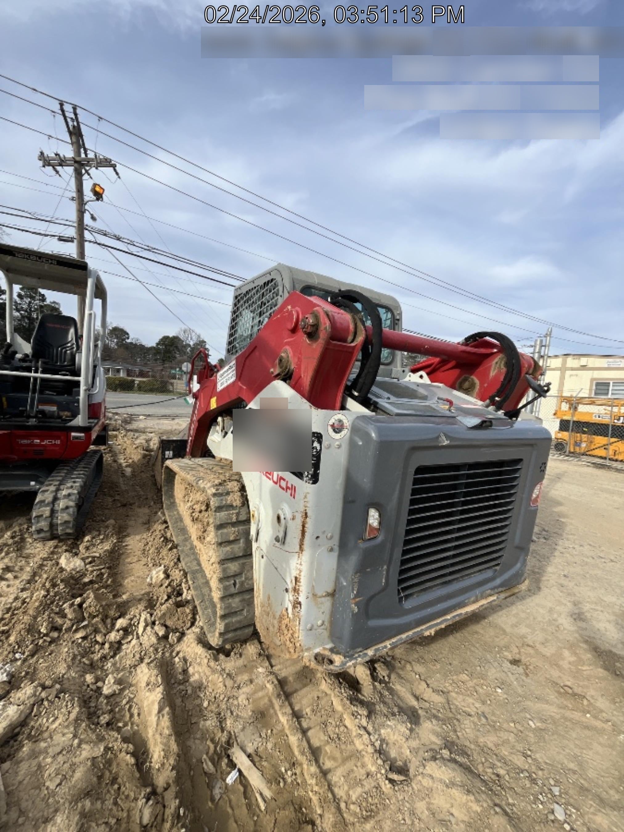 2019 Takeuchi TL12V2C Cab/Heat/AC, Back-up Alarm, Hydraulic QC w/80" HD Tooth Bucket