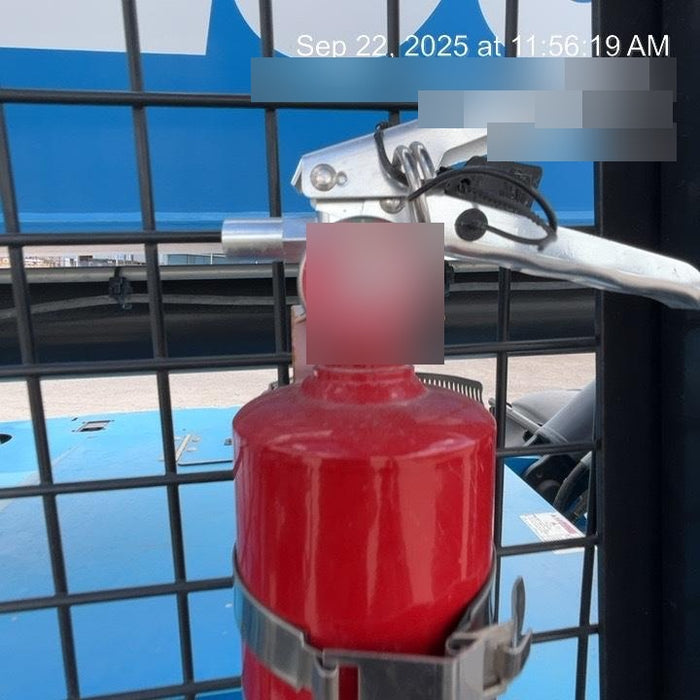 2018 Genie GTH-1056 Genie GTH-1056 w/Open ROPS, Solid Tires, Work Light/Beacon, 60" Carriage and Forks