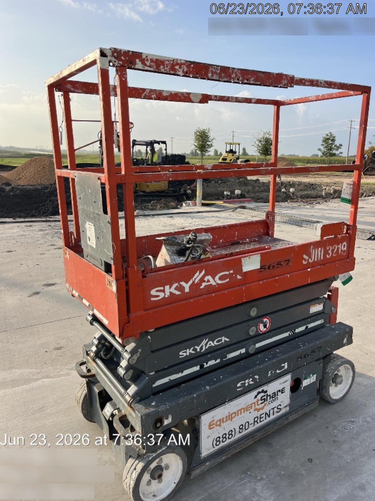 2017 Skyjack SJIII-3219 SJ3219, Trojan Battery Set, Extended Warranty 5yr/5k hr