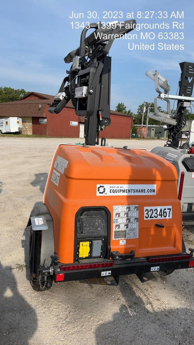2023 Generac MLT2 Diesel, Flex Switch 120V Input, Powerzone Controller, (4) 320W LED Lights, 4kW Generator, 39.9 Gal Fuel Tank, 2" Ball, T3