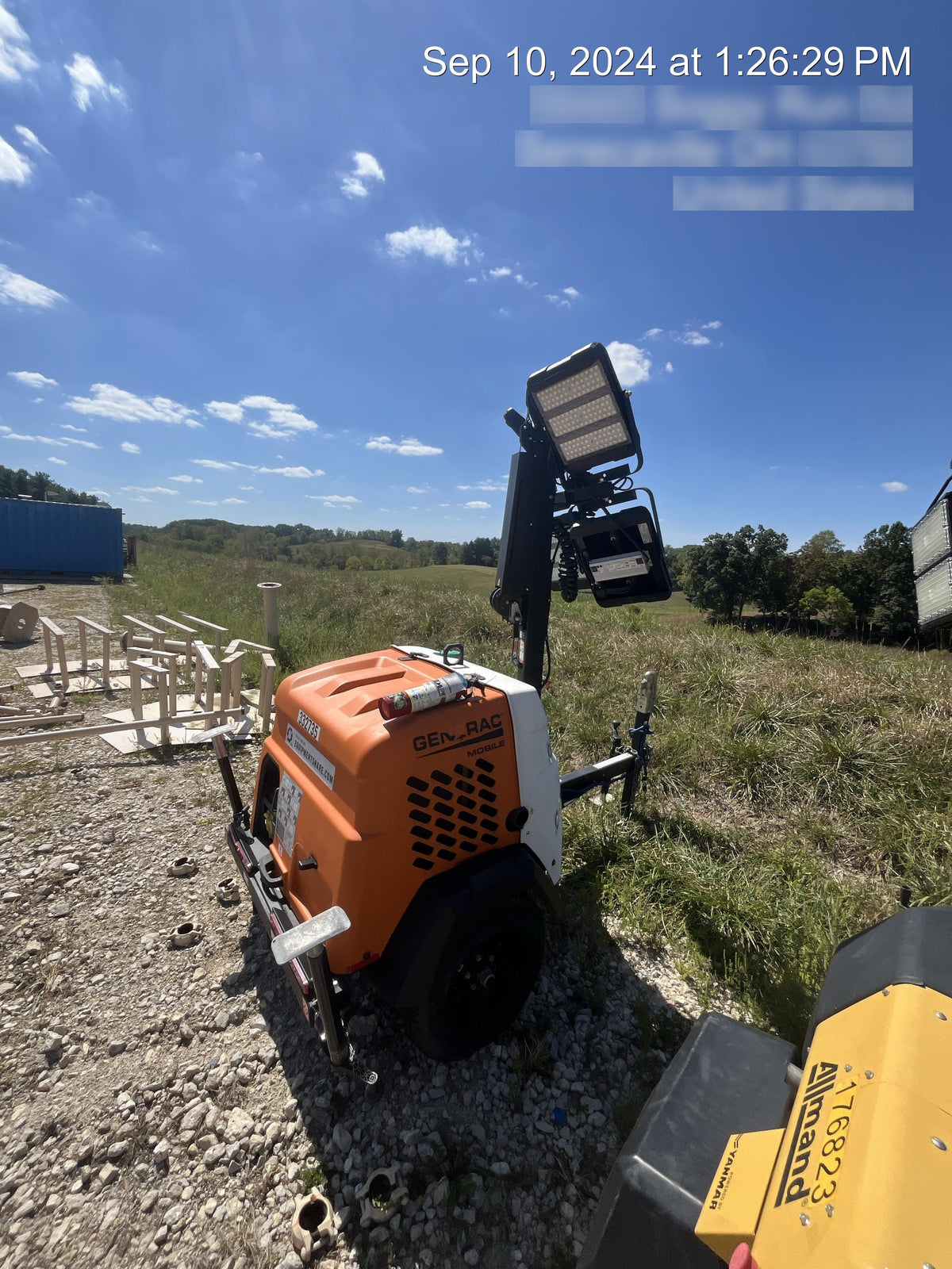 2023 Generac MLT2 Diesel, Flex Switch 120V Input, Powerzone Controller, (4) 320W LED Lights, 4kW Generator, 39.9 Gal Fuel Tank, 2" Ball, T3