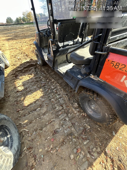 2021 Kubota RTV-X1140W-H Plastic Canopy, Windshield Acrylic Clear, LED Strobe Light, Wire Harness Kit, Back up Alarm