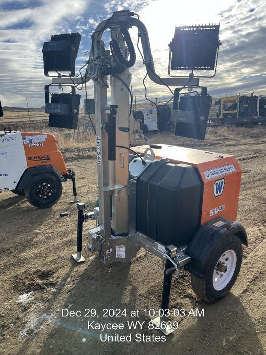 2024 Wanco WLTT-4MM4K Diesel, Deep Sea Controller, Shore Power Plug, Auto Start, (4) 350W LED Floodlights, 4kW Generator, 60 Gal Fuel Tank, 2" Ball, T3