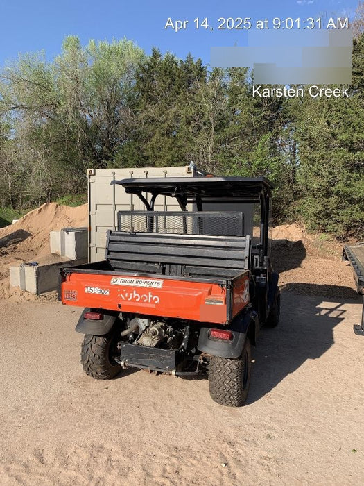 2021 Kubota RTV-X1140W-H Plastic Canopy, Windshield Acrylic Clear, LED Strobe Light, Wire Harness Kit, Back up Alarm