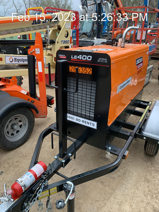 2022 Lincoln Electric LE400 Kubota V1505, Trlr, Cable Rack, Light Kit, ES Decals, T3