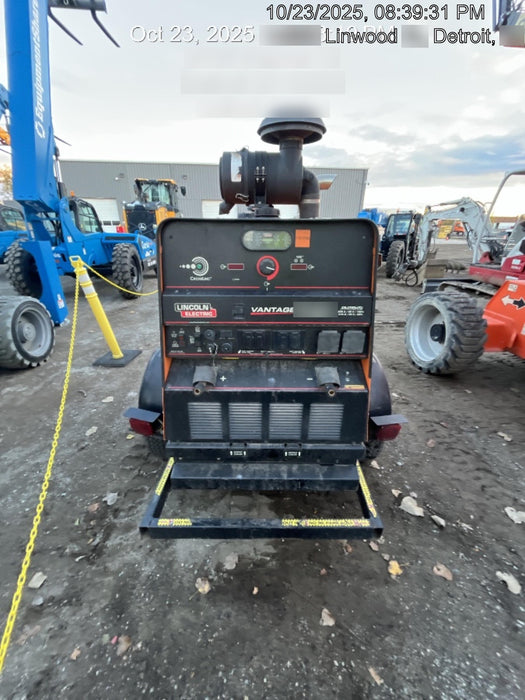 2021 Lincoln Electric Vantage 549X Ready Pak 3, ORANGE (includes trailer, cable rack, fender light kit)