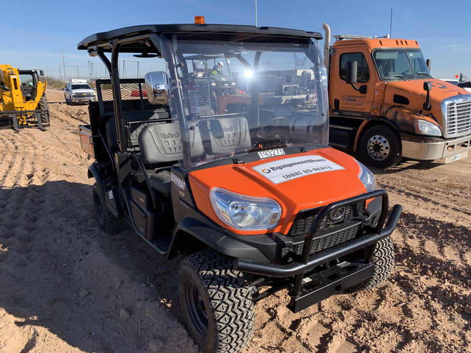 2022 Kubota RTV-X1140W-H Plastic Canopy, Windshield Acrylic Clear, LED Strobe Light, Wire Harness Kit, Back up Alarm