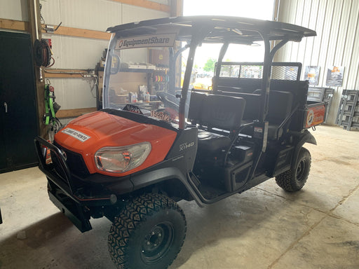 2021 Kubota RTV-X1140W-H Plastic Canopy, Windshield Acrylic Clear, LED Strobe Light, Wire Harness Kit, Back up Alarm