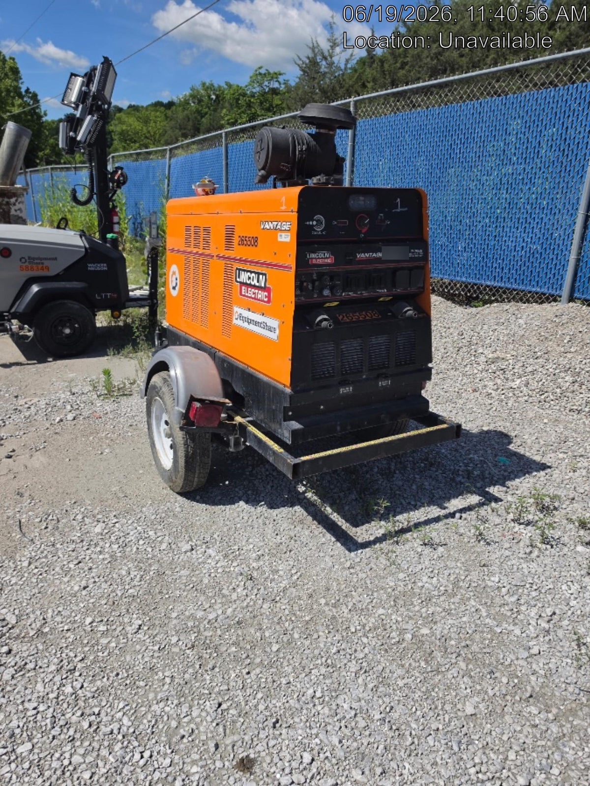 2022 Lincoln Electric Vantage 549X Crosslink Technology, Trailer Mounted, ES Decals, T3
