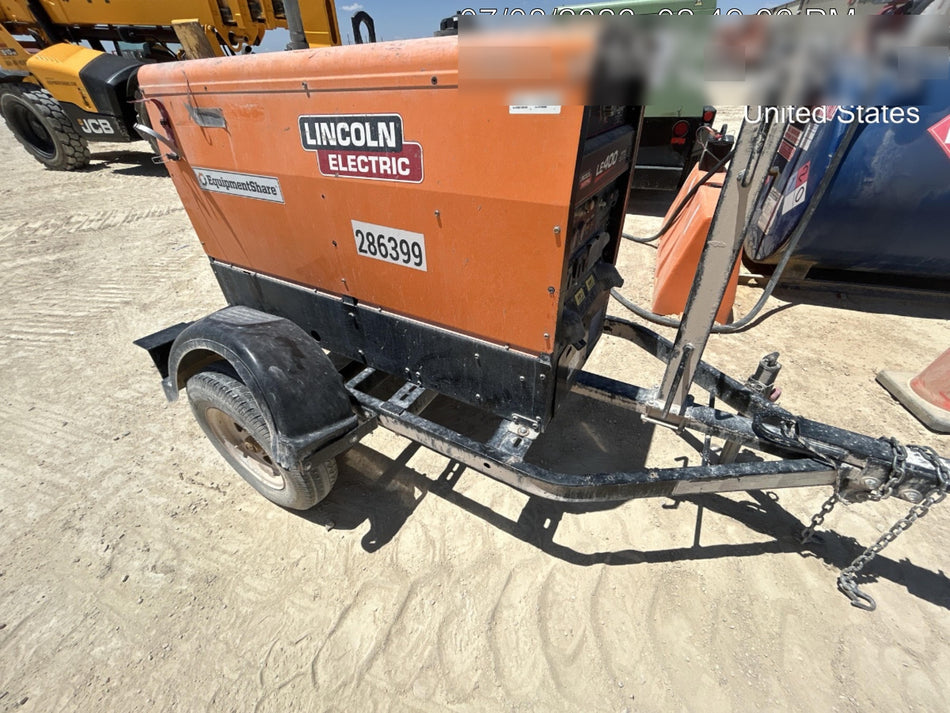 2022 Lincoln Electric LE400 Kubota V1505, Trlr, Cable Rack, Light Kit, ES Decals, T3