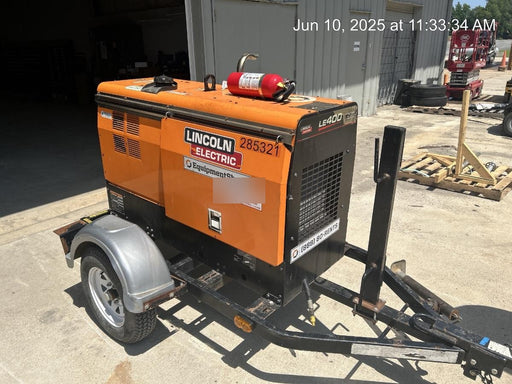 2022 Lincoln Electric LE400 Kubota V1505, Trlr, Cable Rack, Light Kit, ES Decals, T3