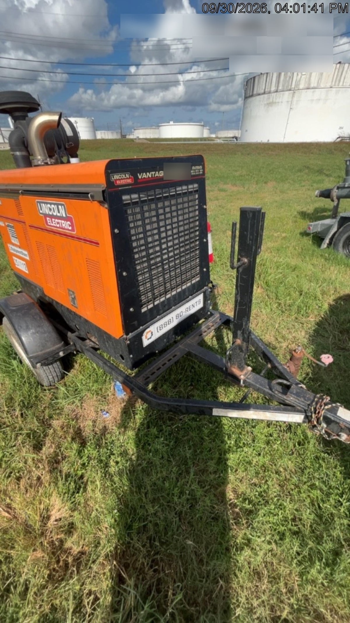 2022 Lincoln Electric Vantage 549X Crosslink Technology, Trailer Mounted, ES Decals, T3
