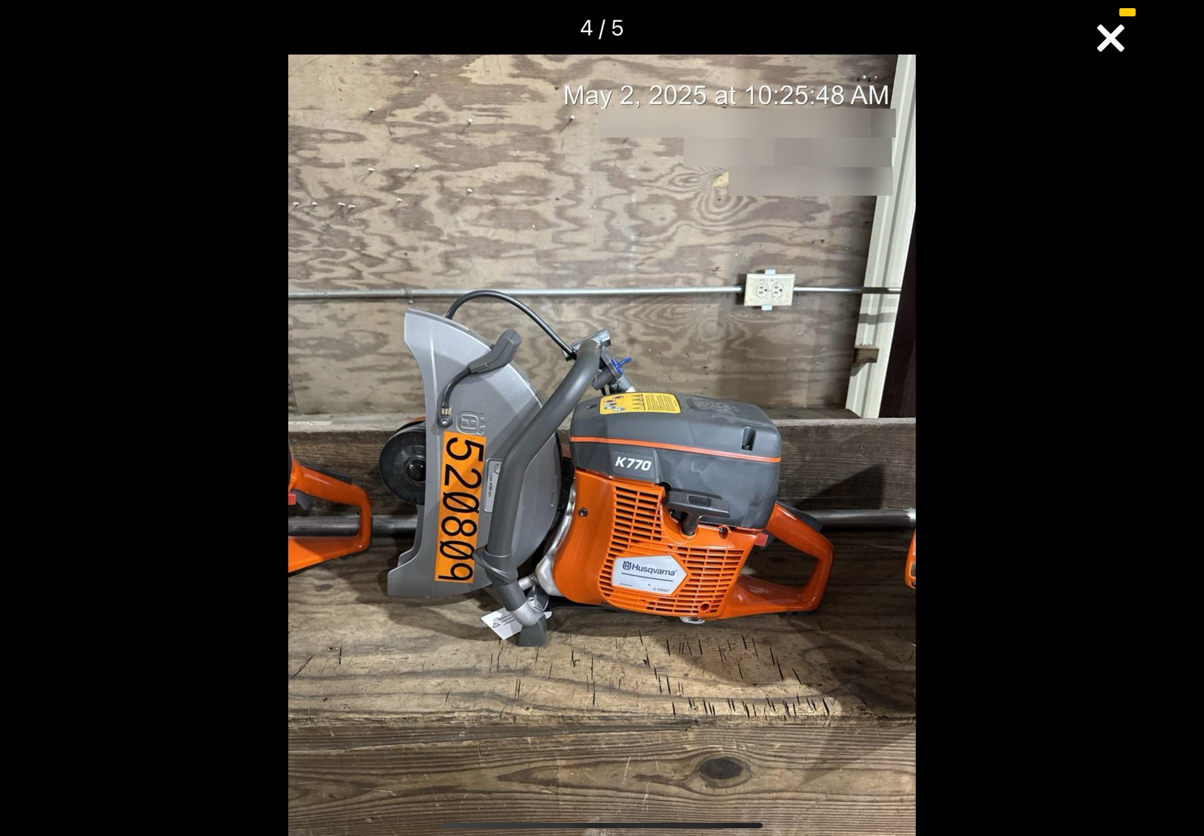 2025 HUSQVARNA K770