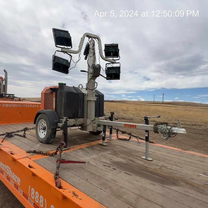 2023 Wanco WLTT-4MM4K Diesel, Deep Sea Controller, Shore Power Plug, Auto Start, (4) 350W LED Floodlights, 4kW Generator, 60 Gal Fuel Tank, 2" Ball, T3