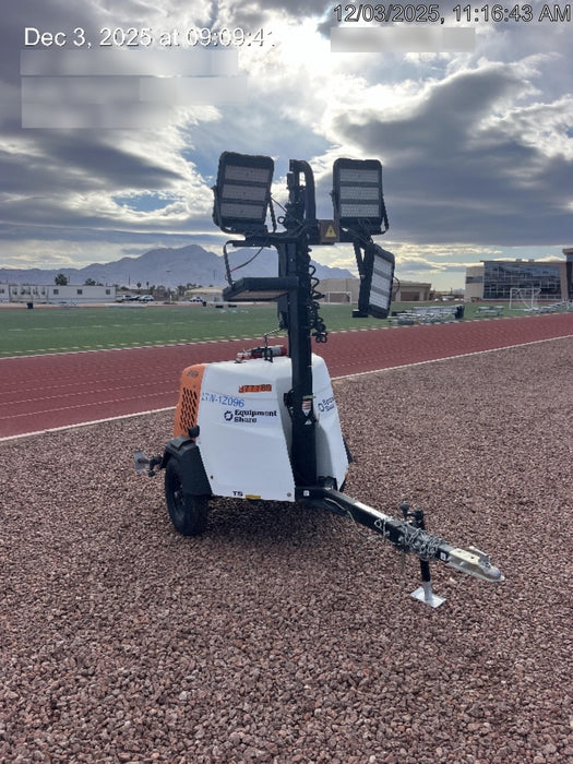 2023 Generac MLT2 Diesel, Flex Switch 120V Input, Powerzone Controller, 
(4) 320W LED Lights, 4kW Generator, 39.9 Gal Fuel Tank, 2" Ball, T3