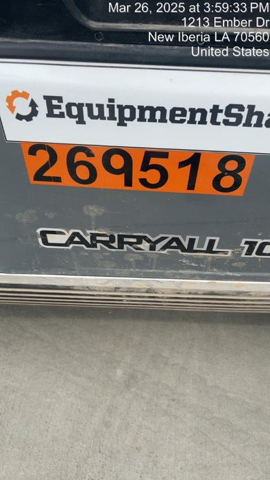 2022 Club Car CA100E Canopy, Fold down Windshield, Beacon, Back up Alarm, All-Trail Trials, HD 8 V Batteries, Trailer Hitch and Ball