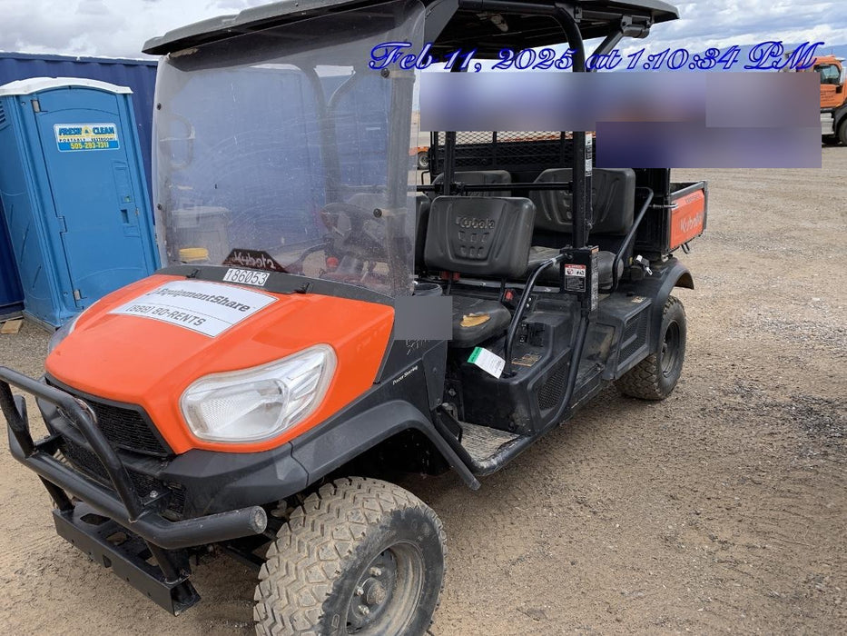 Kubota RTV-X1140W-H Plastic Canopy, Windshield Acrylic Clear, LED Strobe Light, Wire Harness Kit, Back up Alarm