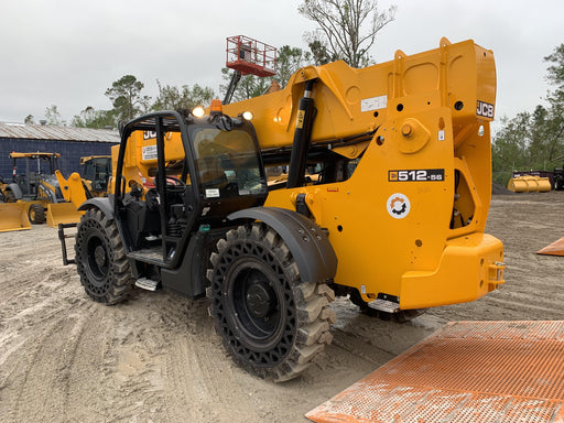 2020 JCB 512-56 Canopy, 74Hp, Solid Tires, Work Lights, Beacon, Aux Hydraulics, Back up Alarm, Lifting Eye, ES Decals