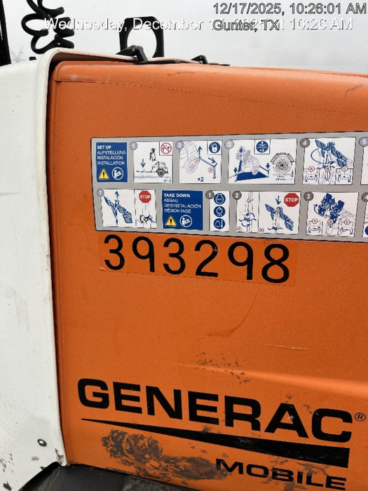 2024 Generac MLT2 Diesel, Flex Switch 120V Input, Powerzone Controller, 
(4) 320W LED Lights, 4kW Generator, 39.9 Gal Fuel Tank, 2" Ball, T3