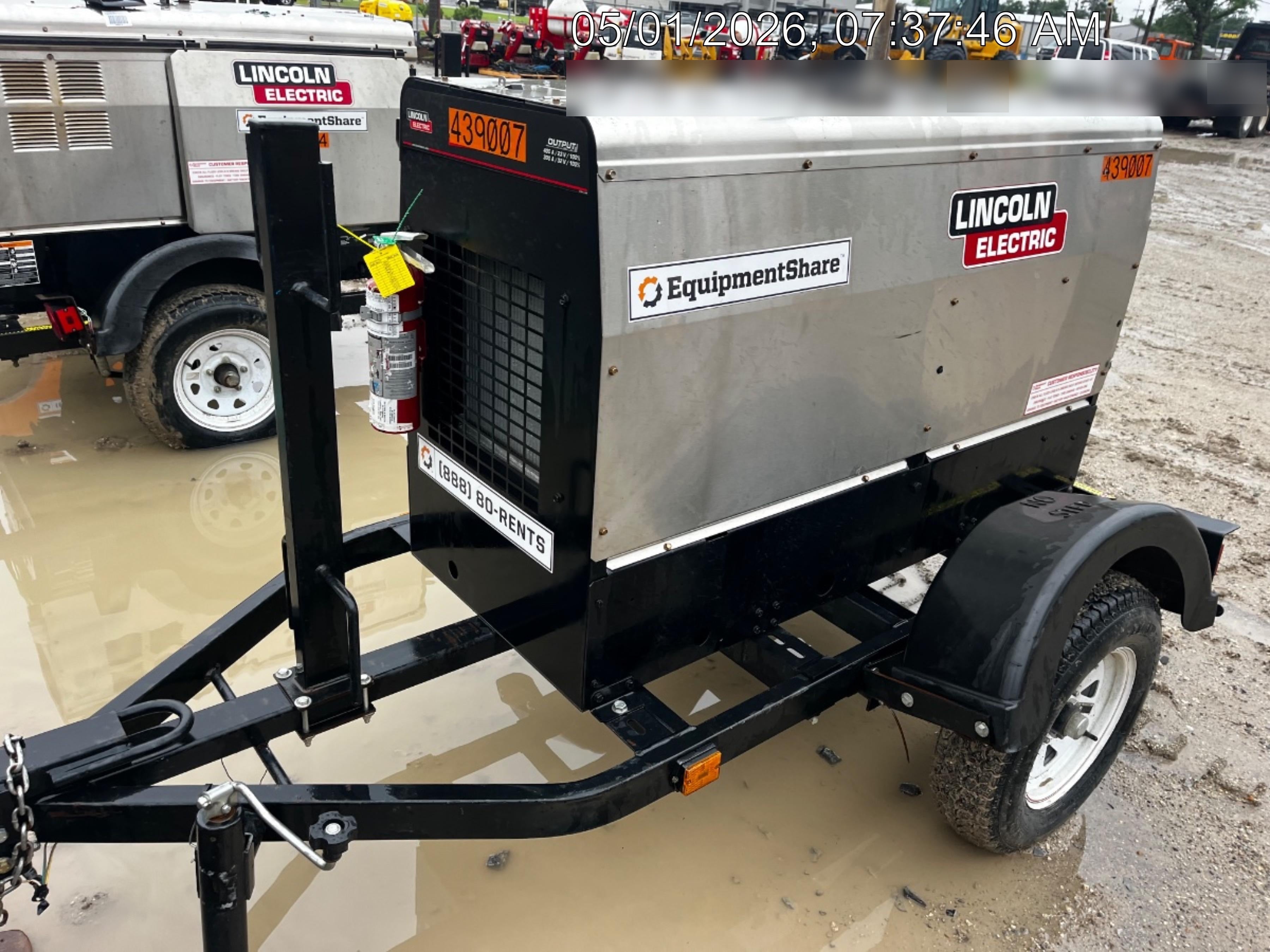 2024 Lincoln Electric LE400 Kubota V1505, Trlr, Cable Rack, Light Kit, ES Decals, T3