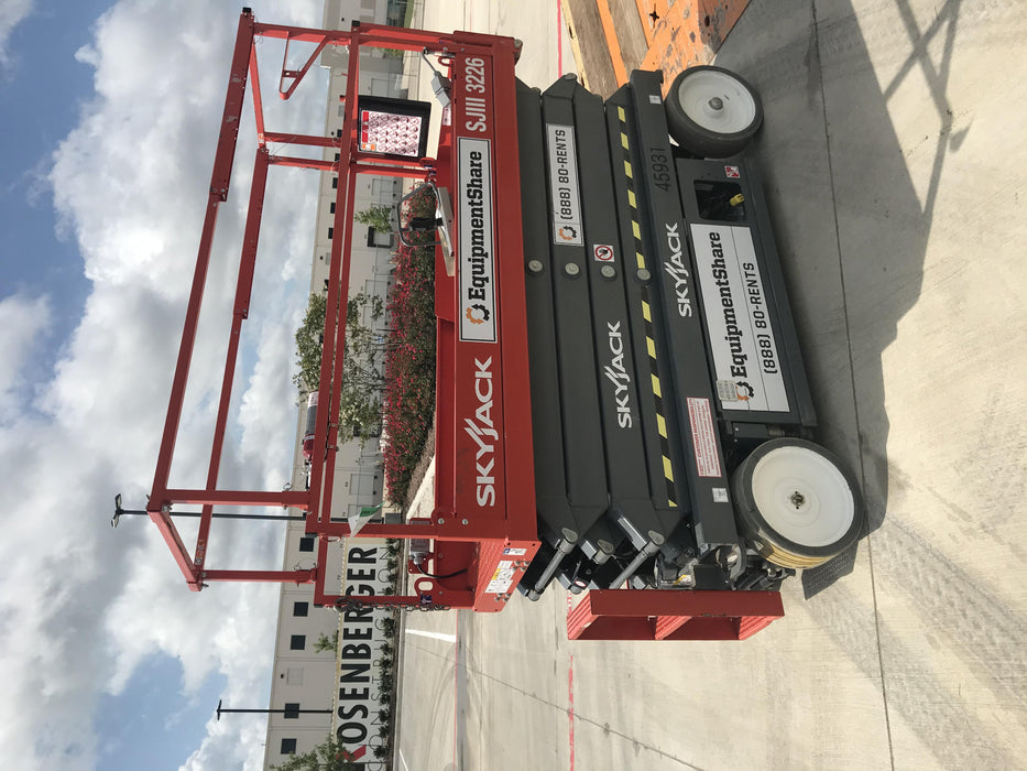 2019 Skyjack SJIII-3226 Standard Options, Trojan Batteries