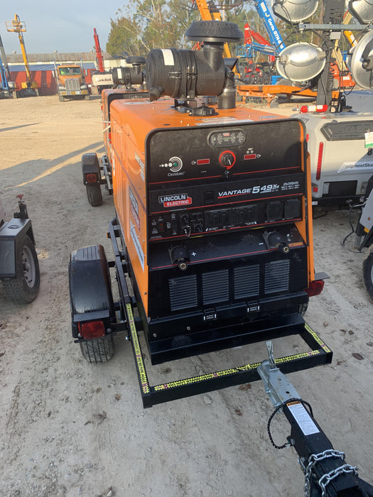 2021 Lincoln Electric Vantage 549X Ready Pak 3, ORANGE (includes trailer, cable rack, fender light kit)