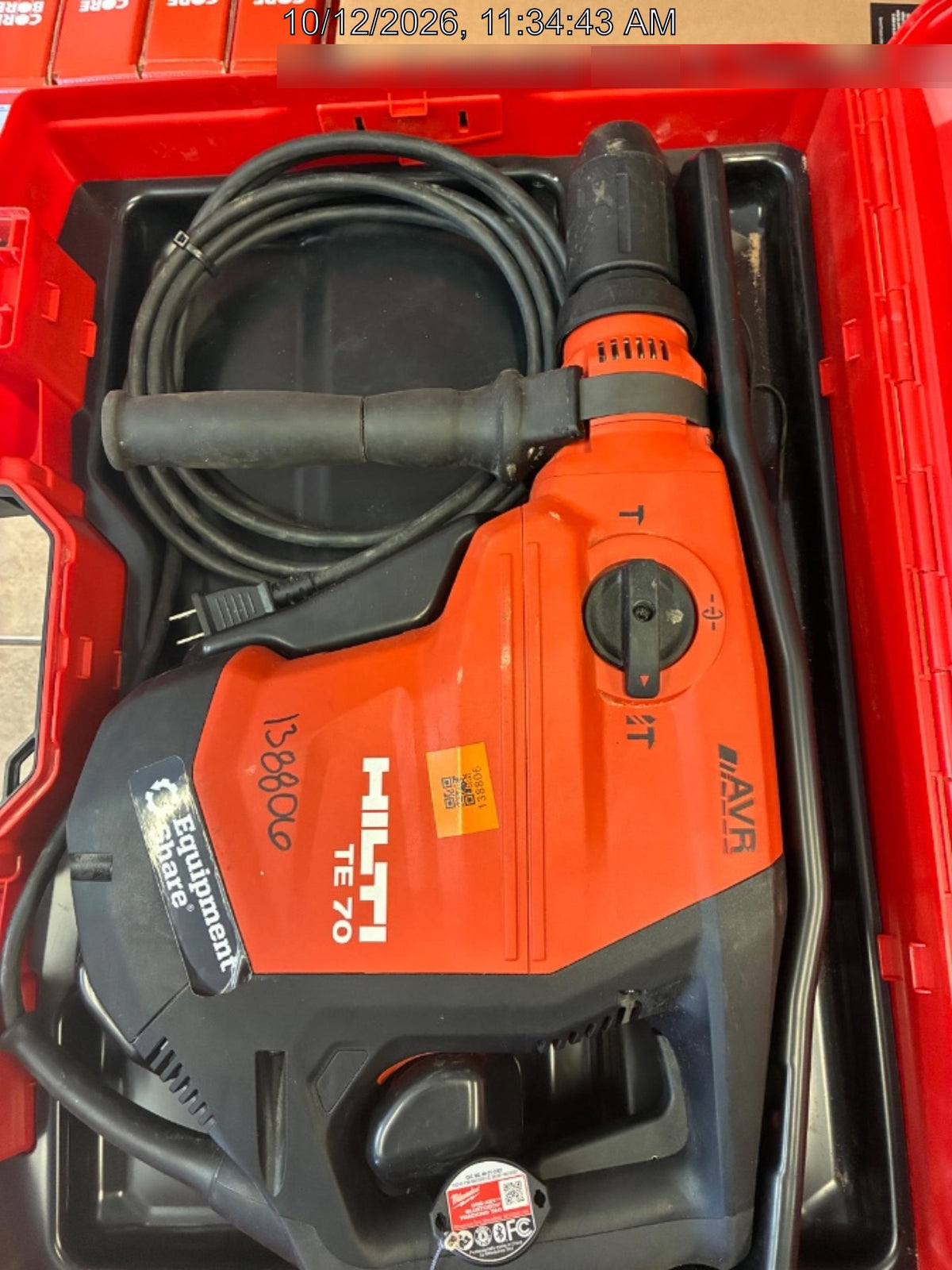 2021 HILTI TE 70-AVR