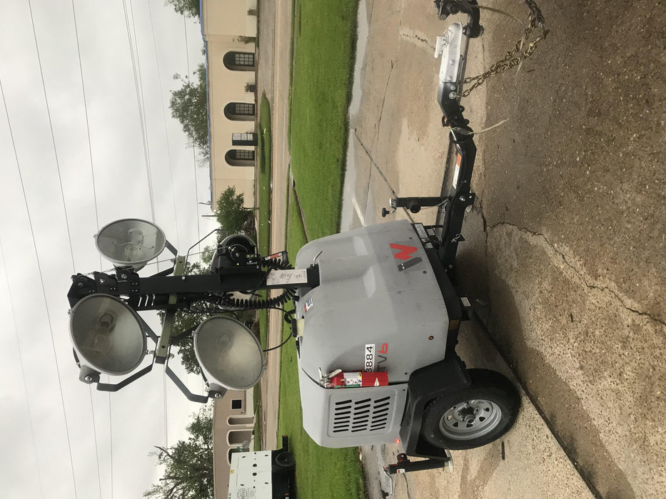 2019 Wacker Neuson LTV6L-MH Wacker Neuson LTV6L Mobile Light Tower w/Fuel Level Sensor Installed