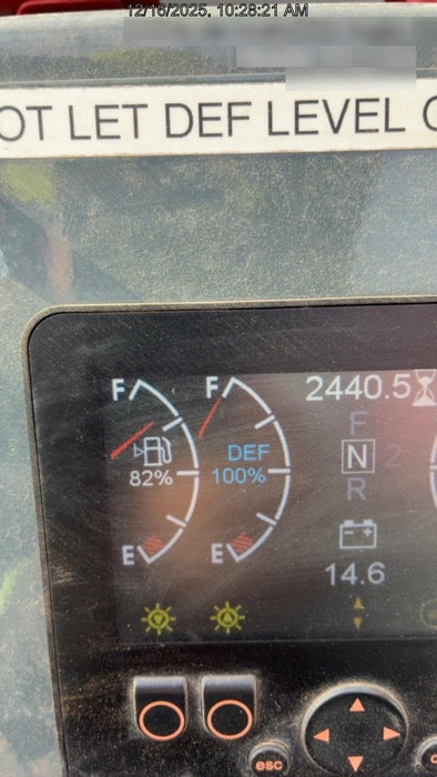 2019 Manitou MTA10055 Manitou MTA10055 - 120 HP T4, Canopy, Worklights/Strobe, Beacon, 66" Carriage, 60" Forks, Solid Tires, Lift Hook, Aux Hydraulics