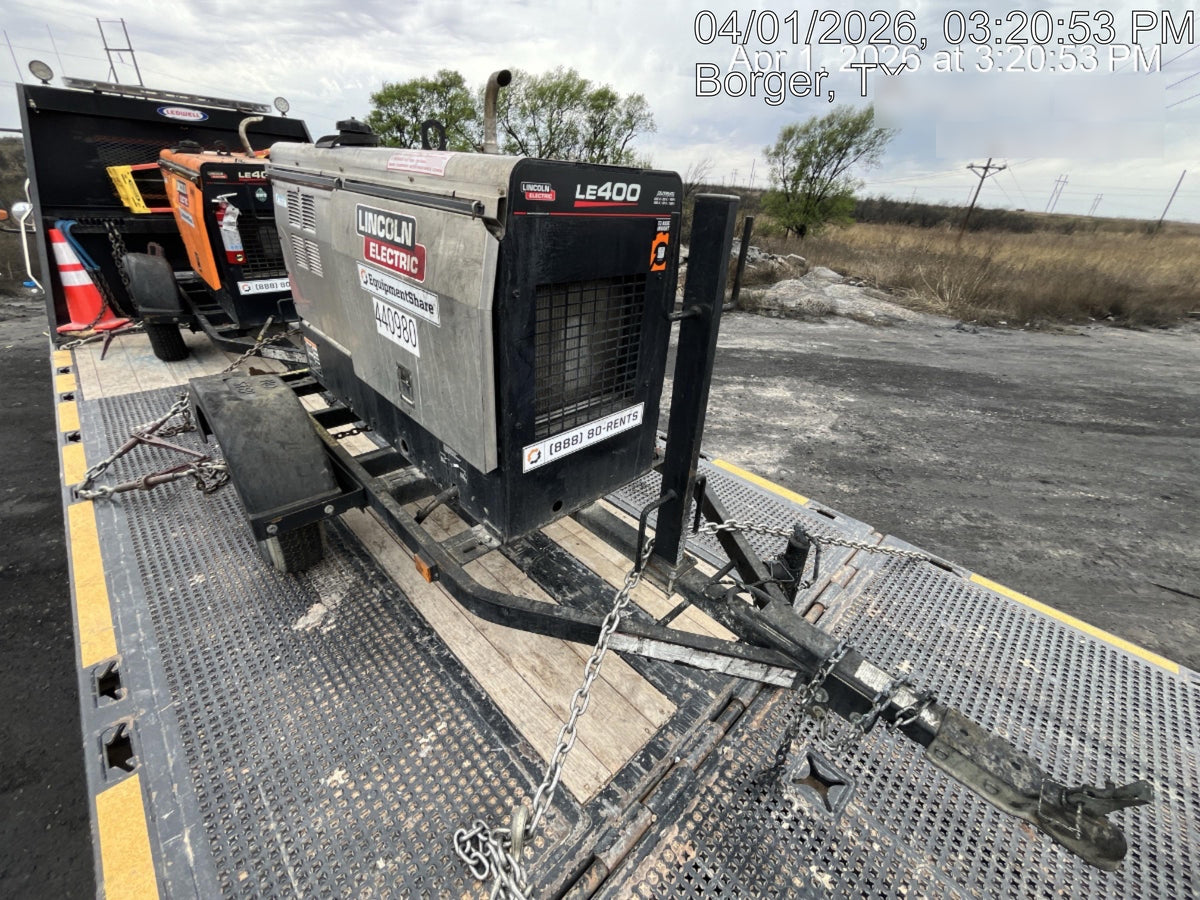 2024 Lincoln Electric LE400 Kubota V1505, Trlr, Cable Rack, Light Kit, ES Decals, T3