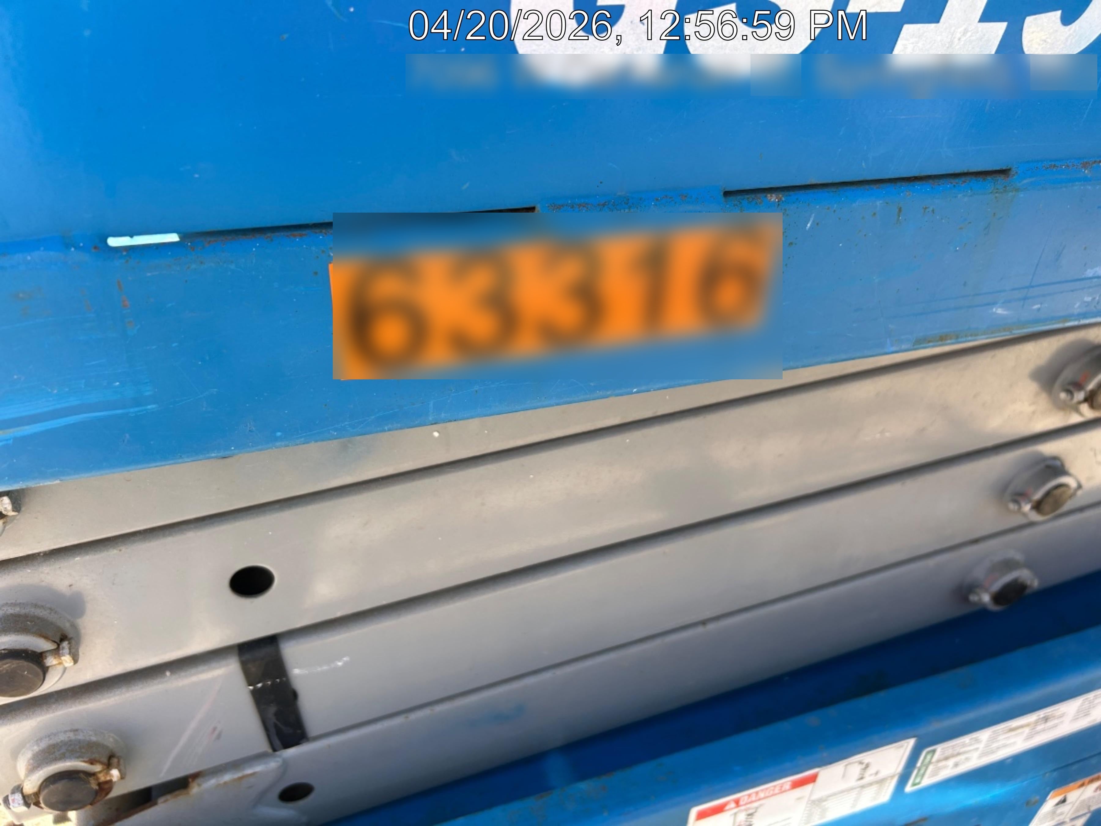 2020 Genie GS-1930 Solid Non Marking Tires, Beacon, Folding rails with half height swing gate