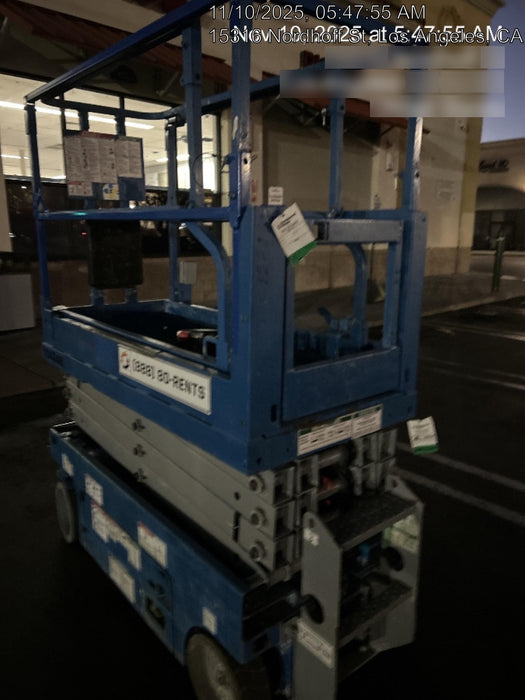 2020 Genie GS-1930 Solid Non Marking Tires, Beacon, Folding rails with half height swing gate, 800W Inverter