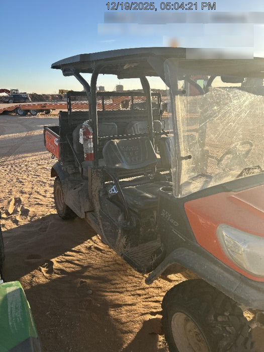 2022 Kubota RTV-X1140W-H Plastic Canopy, Windshield Acrylic Clear, LED Strobe Light, Wire Harness Kit, Back up Alarm