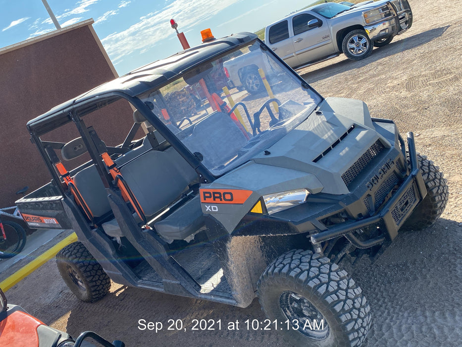 Polaris Pro XD 4000D AWD Canopy, Diesel, 4-6 Passenger, LED Strobe, Rearview Mirror